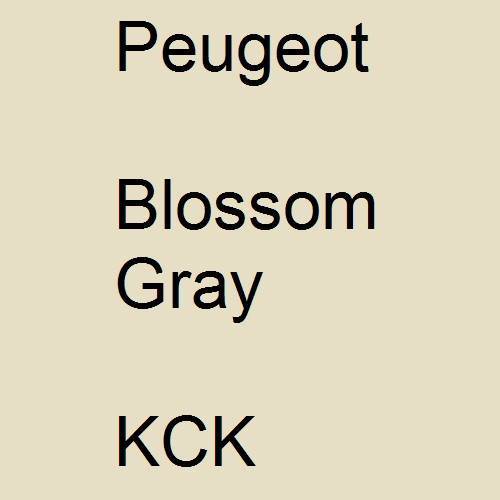 Peugeot, Blossom Gray, KCK.